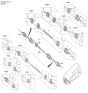 Diagram for Hyundai Santa Fe CV Joint - 49580-S1200