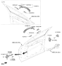 Diagram for Hyundai Door Handle - 82650-S1000