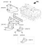Diagram for 2019 Hyundai Santa Fe Catalytic Converter - 28510-2GBJ0