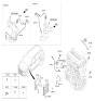 Diagram for Hyundai Santa Fe Engine Control Module - 39173-2GTF0