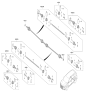 Diagram for 2020 Hyundai Santa Fe Axle Shaft - 49601-S1000