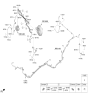 Diagram for Hyundai Santa Fe Hydraulic Hose - 58732-S1000