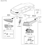 Diagram for Hyundai Santa Fe Light Socket - 92491-S2000