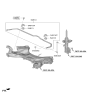 Diagram for 2019 Hyundai Santa Fe Sway Bar Bushing - 54813-B8000