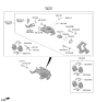 Diagram for Hyundai Elantra N Brake Caliper - 58210-IB000