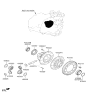 Diagram for 2024 Hyundai Elantra N Transfer Case Bearing - 43229-24600
