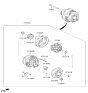 Diagram for 2024 Hyundai Elantra N Alternator - 37300-2GPD0