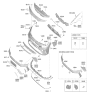 Diagram for 2024 Hyundai Elantra Bumper - 86511-AANA0