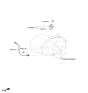 Diagram for 2024 Hyundai Elantra N Crankshaft Position Sensor - 39180-24000