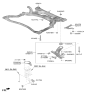 Diagram for 2024 Hyundai Elantra Control Arm Bolt - 624A9-AA000