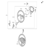 Diagram for Hyundai Elantra N Steering Wheel - 56100-IB020-YPN