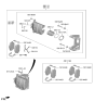 Diagram for Hyundai Elantra N Brake Caliper - 58180-IBA00
