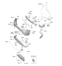 Diagram for Hyundai Elantra N Bumper - 86610-AA800