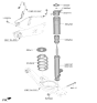 Diagram for 2024 Hyundai Elantra Coil Spring Insulator - 55334-AAAA0