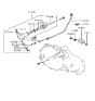 Diagram for 1993 Hyundai Elantra Hydraulic Hose - 41731-24000