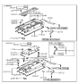 Diagram for Hyundai Elantra Valve Cover Gasket - 22441-33020