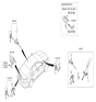 Diagram for Hyundai Azera Door Lock - 81250-3VA00