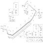 Diagram for Hyundai Azera Brake Line - 58737-3V700