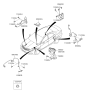 Diagram for 2015 Hyundai Azera ABS Sensor - 59910-3V500