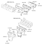Diagram for 2011 Hyundai Azera Catalytic Converter - 28510-3CCI0