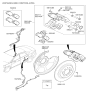 Diagram for Hyundai Azera Brake Dust Shield - 58243-3V500