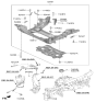 Diagram for 2024 Hyundai Genesis G90 Control Arm Bolt - 62498-B1000
