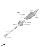 Diagram for Hyundai Genesis G90 Steering Shaft - 56400-T1100