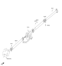 Diagram for 2023 Hyundai Genesis G90 Drive Shaft - 49100-T1100