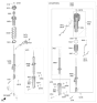 Diagram for Hyundai Genesis G80 Shock And Strut Mount - 54610-T1050