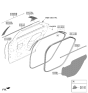 Diagram for Hyundai Ioniq 5 N Door Moldings - 83850-GI010