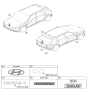 Diagram for Hyundai Ioniq 5 N Emblem - 86316-GI000