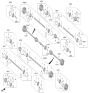 Diagram for Hyundai CV Joint - 498L1-GI000