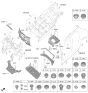 Diagram for Hyundai Dash Panels - 84120-GI000