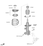 Diagram for 2024 Hyundai Ioniq 5 Shock Absorber - 54650-GIBB0