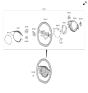 Diagram for 2024 Hyundai Ioniq 5 Steering Column Cover - 56120-GI000-NNB