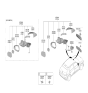 Diagram for Hyundai Ioniq 5 N Car Mirror - 87621-GI110