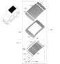 Diagram for 2024 Hyundai Ioniq 5 Weather Strip - 81624-GI500