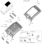 Diagram for 2024 Hyundai Ioniq 5 Sun Visor - 85220-GI020-YGU