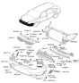 Diagram for Hyundai Sonata Fog Light Bulb - 18649-55009