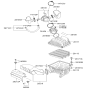 Diagram for 2007 Hyundai Veracruz Air Filter - 28113-3J100