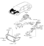 Diagram for Hyundai Radiator Support - 64101-3J100