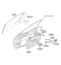 Diagram for 2006 Hyundai Veracruz Window Regulator - 82401-3J001