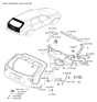 Diagram for Hyundai Veracruz Weather Strip - 87321-3J000