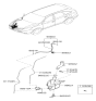 Diagram for 2011 Hyundai Veracruz Washer Reservoir - 98621-3J000