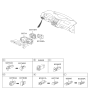 Diagram for Hyundai Veracruz Dimmer Switch - 94950-3J000-WK