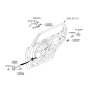 Diagram for Hyundai Veracruz Door Check - 79490-3J000