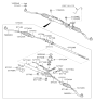 Diagram for Hyundai Steering Gear Box - 57700-3J100-RM