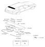 Diagram for 2011 Hyundai Veracruz Spoiler - 87220-3J000