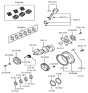 Diagram for Hyundai Sonata Piston Ring Set - 23040-37200