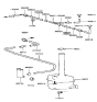 Diagram for 1998 Hyundai Sonata Windshield Washer Nozzle - 98630-38001